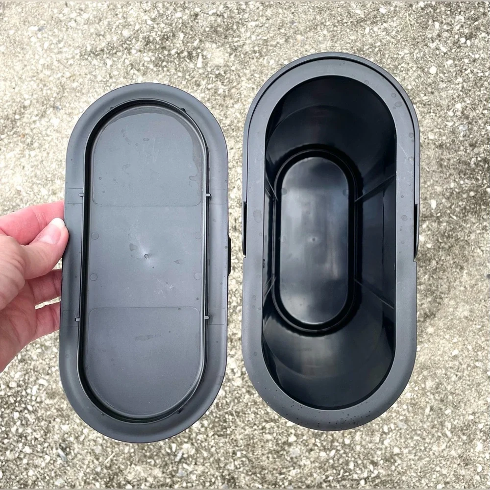 Nespresso Recycling Bin - Black Plastic Holds 60 Vertuo or 160 Original Capsules